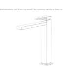 Countertop washbasin tap with automatic stopper Zipari