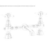 2-hole bridge mixer Kinloss