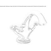 1-hole countertop washbasin tap with automatic stopper Mironu