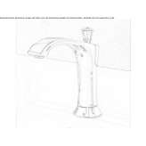 Infrared washbasin tap in chrome-plated brass Suaza