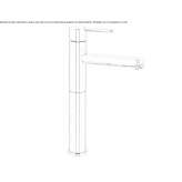 Single-lever washbasin tap without stopper Paignton