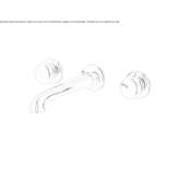 3-hole wall-mounted washbasin tap Tasco