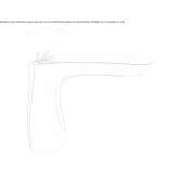 Single-lever countertop washbasin tap without waste Perico