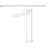 Single-lever countertop washbasin tap Moimacco