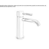 Single-lever countertop washbasin tap Passons