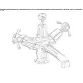 1-hole washbasin tap with automatic stopper Palatka