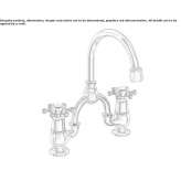 2-hole countertop washbasin tap Susuz