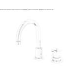 2-hole single-lever countertop washbasin tap Pniewy