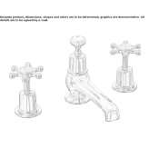 3-hole countertop washbasin tap Susuz