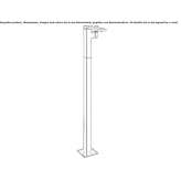 Free-standing washbasin tap without stopper Kanepi