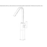 Countertop washbasin tap, single-lever, 1-hole Sarandi
