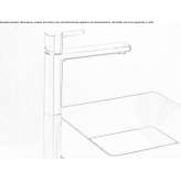 Exposed single-lever washbasin tap Bekecs