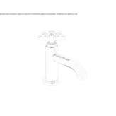 Countertop washbasin tap with 1 hole Zemmer