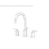 3-hole countertop washbasin tap Pniewy