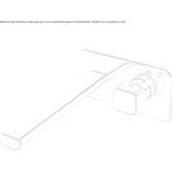 2-hole wall-mounted washbasin tap Sens