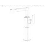 Countertop washbasin tap, single-lever, 1-hole Sarandi