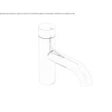 Countertop washbasin tap with 1 hole Zandt