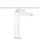 Tall single-lever washbasin tap Bichl