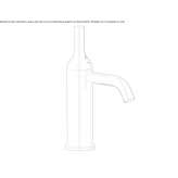 1-hole countertop washbasin tap Misinto