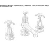 3-hole washbasin tap with cork stopper Palatka