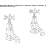 2-hole countertop washbasin tap Susuz