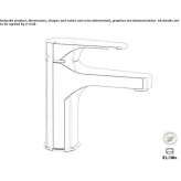 Single-lever countertop washbasin tap Pisco