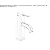 Single-lever washbasin tap Thiene