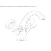 Countertop washbasin tap with 1 hole Pelton