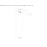 Single-lever countertop washbasin tap Hage
