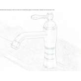 Single-lever countertop washbasin tap Hodonice