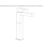 Countertop washbasin tap, single-lever, 1-hole Sarandi
