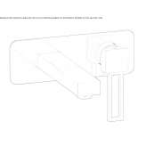 2-hole wall-mounted washbasin tap Hage