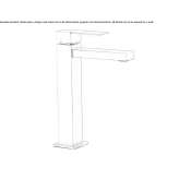 Single-lever washbasin tap Lemgo