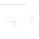 Wall-mounted 1-hole washbasin tap with flow limiter Williton