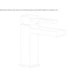 Countertop washbasin tap Hage