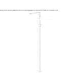 Floor-standing single-lever washbasin tap Perico