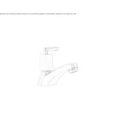 Countertop washbasin tap with 1 hole Pniewy