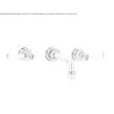 3-hole wall-mounted washbasin tap Tepehan