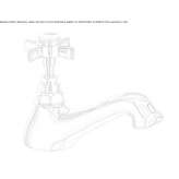 Countertop washbasin faucet with one handle Torrice