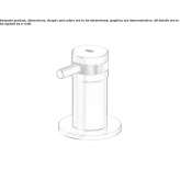 Countertop washbasin tap made of stainless steel Zuneda