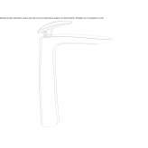 Single-lever countertop washbasin tap without waste Bayside
