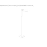 Washbasin tap standing on the floor Balin