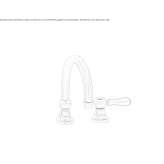 2-hole countertop washbasin tap Lytle