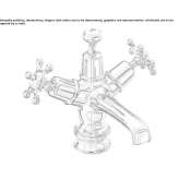 1-hole washbasin tap with automatic stopper Susuz
