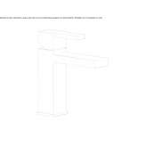 1-hole countertop washbasin tap Balin