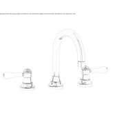 3-hole countertop washbasin tap without stopper Tepehan