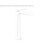 1-hole countertop washbasin tap Dumas