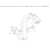 Countertop washbasin tap with 1 hole Sondika