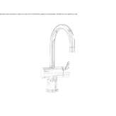 Countertop washbasin tap with automatic stopper Reforma