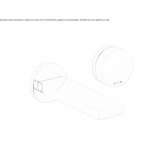 2-hole wall-mounted washbasin tap Zandt